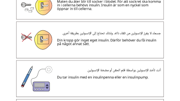 Checklista vid diabetes - diabetes typ 1