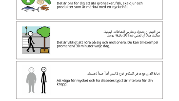 Mat, motion och hälsa - diabetes typ 2
