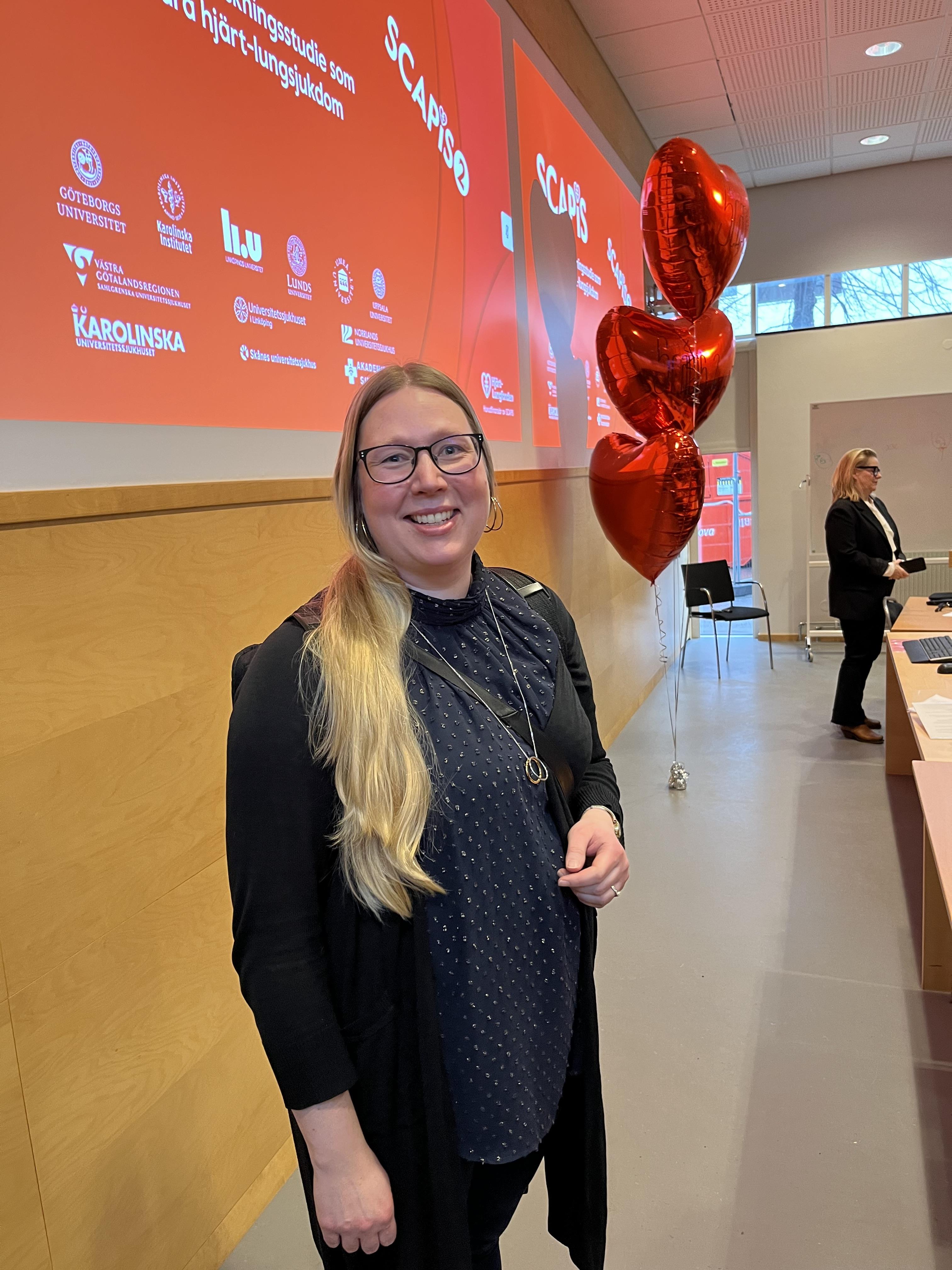 Maria Matson Dzebo, projektledare för kliniska studier på Gothia Forum och en av projektledarna för SCAPIS 2.