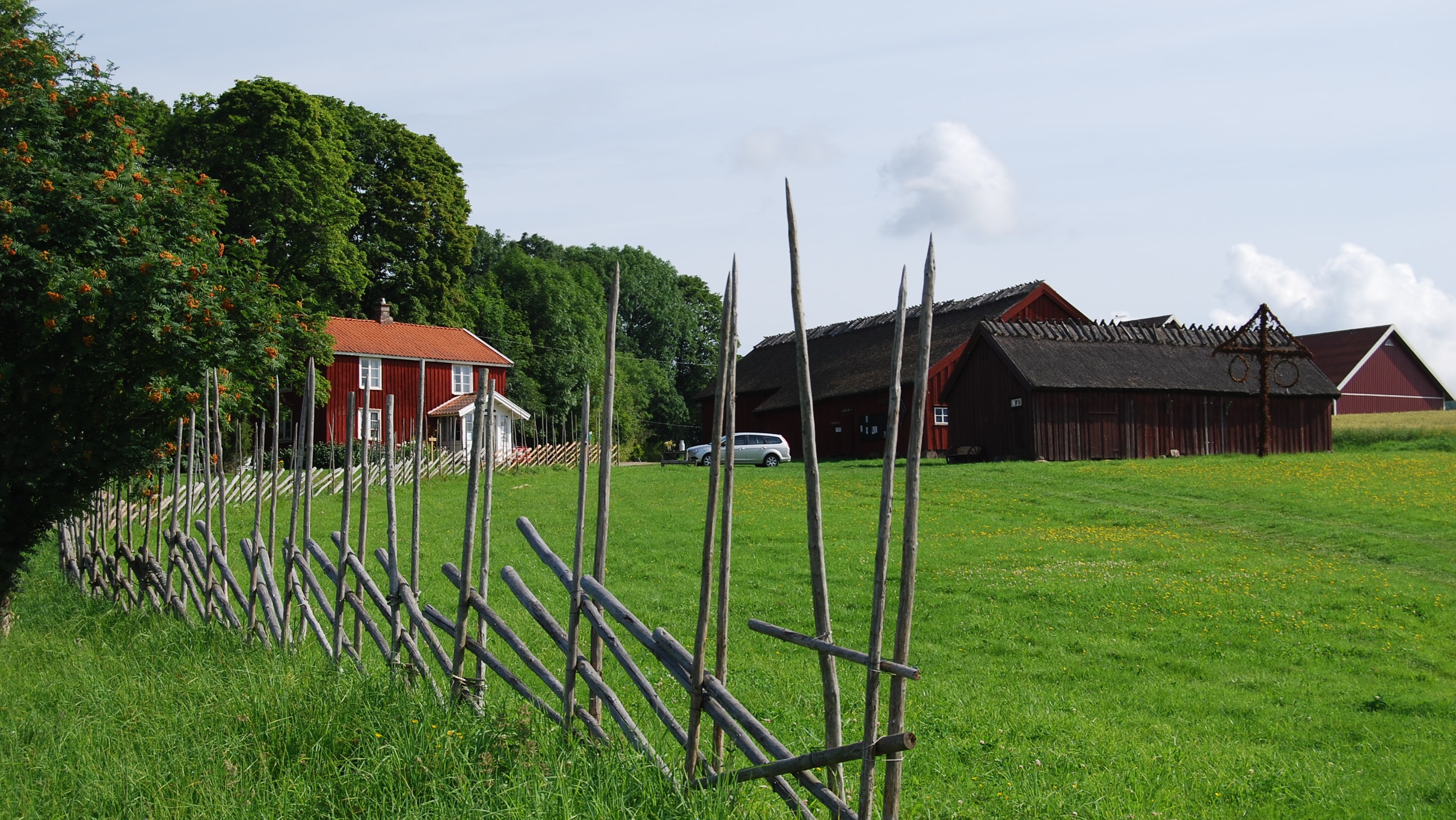 Gård i Järbo socken, Färgelanda kommun. 